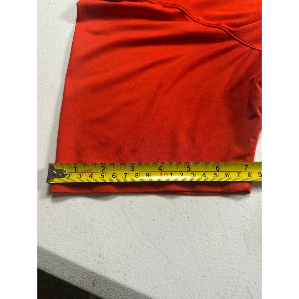 100 Thieves Mens Performance Polo Shirt Red Short Sleeve Embroidered Logo Large - Picture 12 of 12